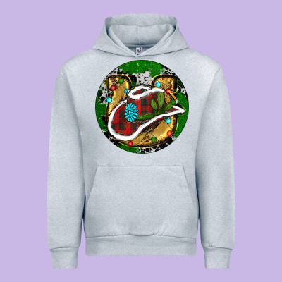 Cowboy Christmas Urban Hoodie Designed By Ranaportraitstore