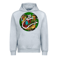 Heather Grey Cowboy Christmas Urban Hoodie - RanaPortraitStore
