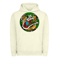 Pigment Pistachio Cowboy Christmas Urban Hoodie - RanaPortraitStore