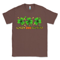 Chestnut St. Patrick's Day lucky and blessed Classic Tee - HowdyJamesFarm