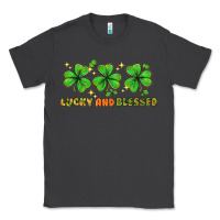 Smoke St. Patrick's Day lucky and blessed Classic Tee - HowdyJamesFarm