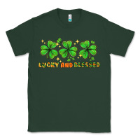 Sports Green St. Patrick's Day lucky and blessed Classic Tee - HowdyJamesFarm