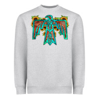 Heather Grey thunderbird Heavyweight Sweatshirt - JahusDesignShop