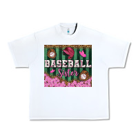 White baseball sister tumbler Urban Heavy Tee - BundleAndBundleShop