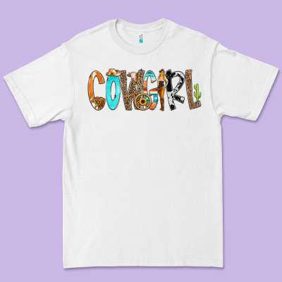 Cowgirl Min Premium Tee Designed By Cowcowdesign