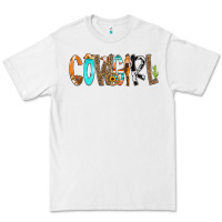 White Cowgirl Min Premium Tee - CowCowDesign