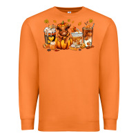 Carrot Fall Autumn cow pumpkin coffee cups Premium Sweatshirt - RanaPortraitStore