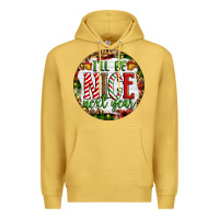 Antique Gold Christmas i'll be nice next year Premium Hoodie - Artiststas