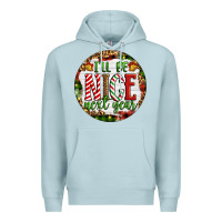 Blue Mist Christmas i'll be nice next year Premium Hoodie - Artiststas