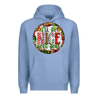 Colony Blue Christmas i'll be nice next year Premium Hoodie - Artiststas