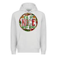 Dove Grey Christmas i'll be nice next year Premium Hoodie - Artiststas
