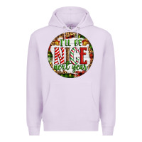 Lilac Christmas i'll be nice next year Premium Hoodie - Artiststas