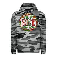 Slate Camo Christmas i'll be nice next year Premium Hoodie - Artiststas