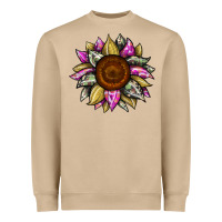 Mushroom sunflower camouflage Heavyweight Sweatshirt - JahusDesignShop