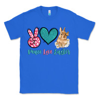 True Royal peace love easter with bunny and butterfly Classic Tee - Artiststas