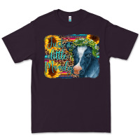 Plum Cow Serape Just a Little Moody Premium Tee - CowCowDesign