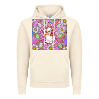 Vintage Artic Easter Bunny Vintage Hoodie - CowhideDigitalArt