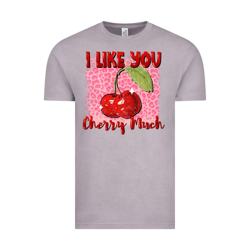I Like You Cherry Much Vintage Tee by FaDigitalArtStudio | Teevron