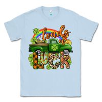 Dusty Blue Loads of luck Classic Tee - CowGirlArtShop