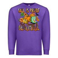 Purple Fall is proof that change is beautiful Premium Sweatshirt - RanaPortraitStore