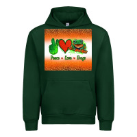 Foreset Green peace love frogs Urban Hoodie - Jasminsmagicworld