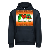 Navy peace love frogs Urban Hoodie - Jasminsmagicworld