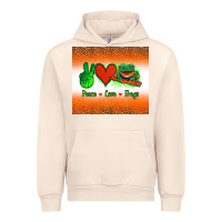 Sandshell peace love frogs Urban Hoodie - Jasminsmagicworld