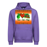 Tulip peace love frogs Urban Hoodie - Jasminsmagicworld