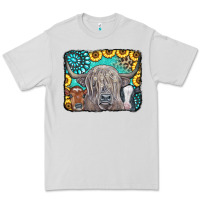 Dove Grey Cows Glitter Turquoise Leopard Sunflowers Premium Tee - CowCowDesign