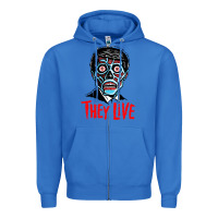 True Royal they live Zipper Hoodie - DesigneFamous