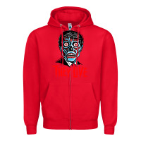 Red they live Zipper Hoodie - DesigneFamous