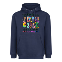 Navy I'm ready for fifth grade but is it ready for me Heavyweight Hoodie - RanaPortraitStore