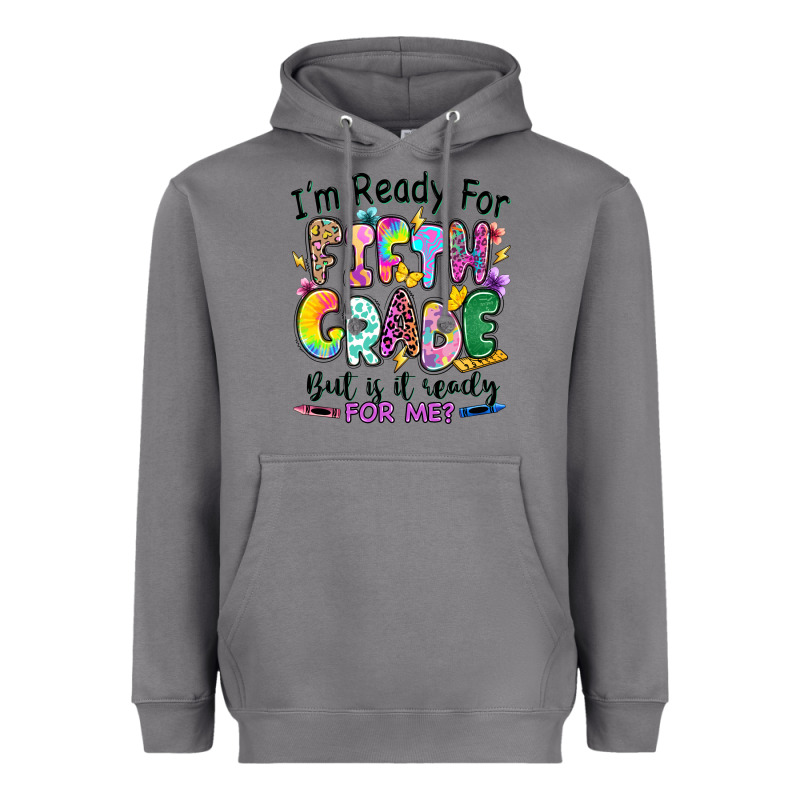 I'm Ready For Fifth Grade But Is It Ready For Me Heavyweight Hoodie by RanaPortraitStore | Teevron