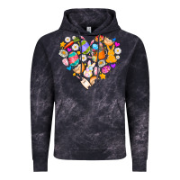 Cloud Black Easter Love Vintage Hoodie - CowhideDigitalArt