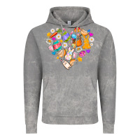 Cloud Rock Easter Love Vintage Hoodie - CowhideDigitalArt