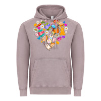 Vintage Zinc Easter Love Vintage Hoodie - CowhideDigitalArt