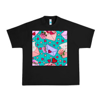 Black valentines day love letter and envelope Urban Heavy Tee - BundleAndBundleShop