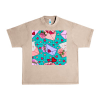 French Oak valentines day love letter and envelope Urban Heavy Tee - BundleAndBundleShop