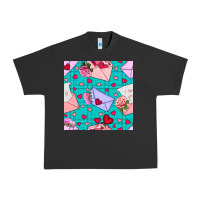 Pigment Black valentines day love letter and envelope Urban Heavy Tee - BundleAndBundleShop