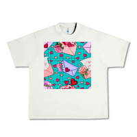 Pistachio valentines day love letter and envelope Urban Heavy Tee - BundleAndBundleShop