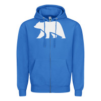 True Royal bear Zipper Hoodie - DesigneFamous
