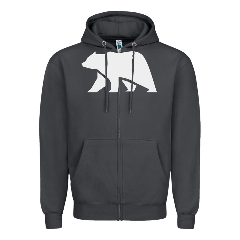 Bear Zipper Hoodie by DesigneFamous | Teevron