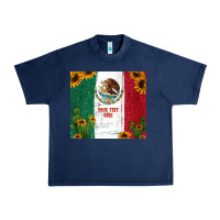 Navy preview cactus sunflower mexican flag Urban Heavy Tee - Jasminsmagicworld