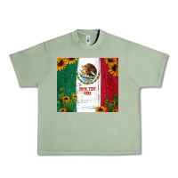 Oil Green preview cactus sunflower mexican flag Urban Heavy Tee - Jasminsmagicworld