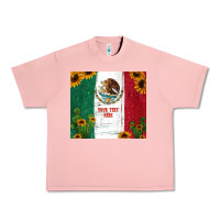 Salmon preview cactus sunflower mexican flag Urban Heavy Tee - Jasminsmagicworld