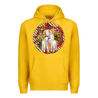 Lemon christmas goat family ornament Premium Hoodie - Artiststas