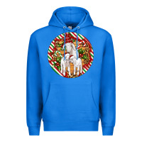 True Royal christmas goat family ornament Premium Hoodie - Artiststas
