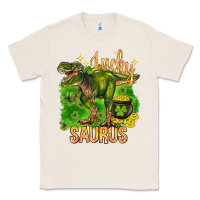 Natural St. Patrick's day lucky Saurus Classic Tee - HowdyJamesFarm