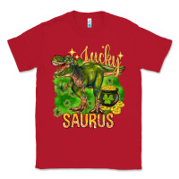 Red St. Patrick's day lucky Saurus Classic Tee - HowdyJamesFarm