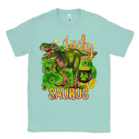 Seafoam St. Patrick's day lucky Saurus Classic Tee - HowdyJamesFarm